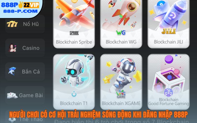 Người chơi có cơ hội trải nghiệm sống động khi thực hiện đăng nhập 888P