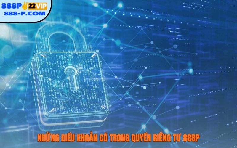 Những điều khoản có trong quyền riêng tư 888P